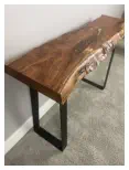 Custom Handcrafted Live Edge Table