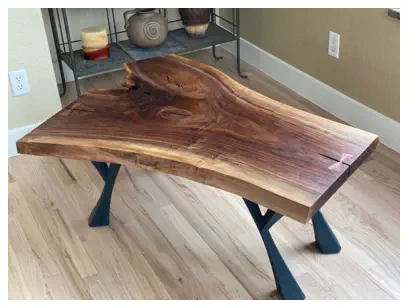 Walnut Live Edge Coffee Table