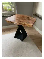 Custom Handcrafted Live Edge Table