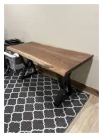 Custom Handcrafted Live Edge Table