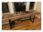 Custom Handcrafted Live Edge Table