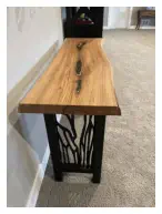 Custom Handcrafted Live Edge Table