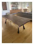 Custom Handcrafted Live Edge Table