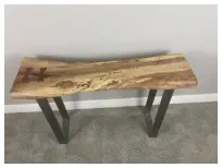 Custom Handcrafted Live Edge Table