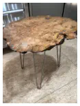 Custom Handcrafted Live Edge Table