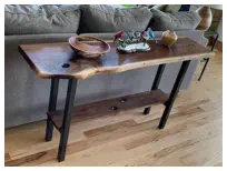 Custom Handcrafted Live Edge Table