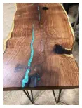 Custom Handcrafted Live Edge Table