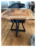 Custom Handcrafted Live Edge Table