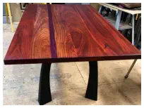 Custom Handcrafted Live Edge Table