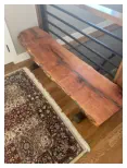 Custom Handcrafted Live Edge Table