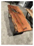 Custom Handcrafted Live Edge Table