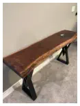 Custom Handcrafted Live Edge Table