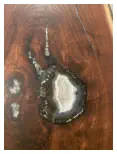 Custom Handcrafted Live Edge Table