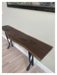 Custom Handcrafted Live Edge Table