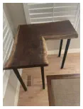 Custom Handcrafted Live Edge Table