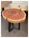 Custom Handcrafted Live Edge Table