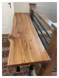 Custom Handcrafted Live Edge Table