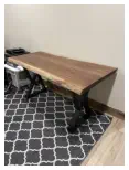 Custom Handcrafted Live Edge Table