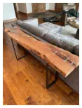 Custom Handcrafted Live Edge Table
