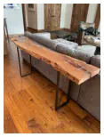 Custom Handcrafted Live Edge Table