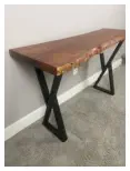 Custom Handcrafted Live Edge Table