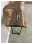 Custom Handcrafted Live Edge Table