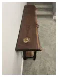 Custom Handcrafted Live Edge Table