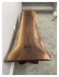 Custom Handcrafted Live Edge Table