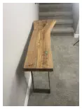 Custom Handcrafted Live Edge Table