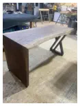 Custom Handcrafted Live Edge Table