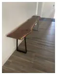Custom Handcrafted Live Edge Table