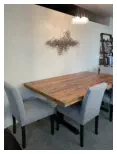 Custom Handcrafted Live Edge Table