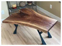 Custom Handcrafted Live Edge Table