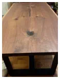 Custom Handcrafted Live Edge Table