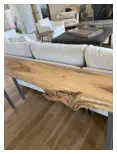 Custom Handcrafted Live Edge Table